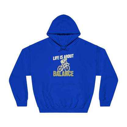 Life is About Balance Hoodie - Moss - Cycling - Unisex - Forward Gear Athletics