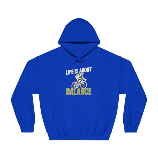 Life is About Balance Hoodie - Moss - Cycling - Unisex - Forward Gear Athletics