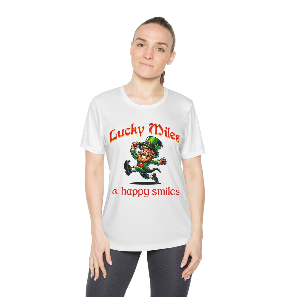 Lucky Miles and Happy Smiles - Ladies Competitor Tee - Forward Gear Athletics