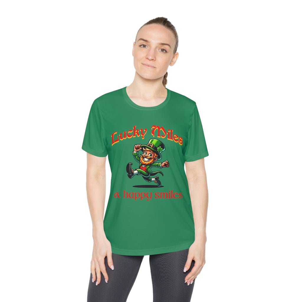 Lucky Miles and Happy Smiles - Ladies Competitor Tee - Forward Gear Athletics