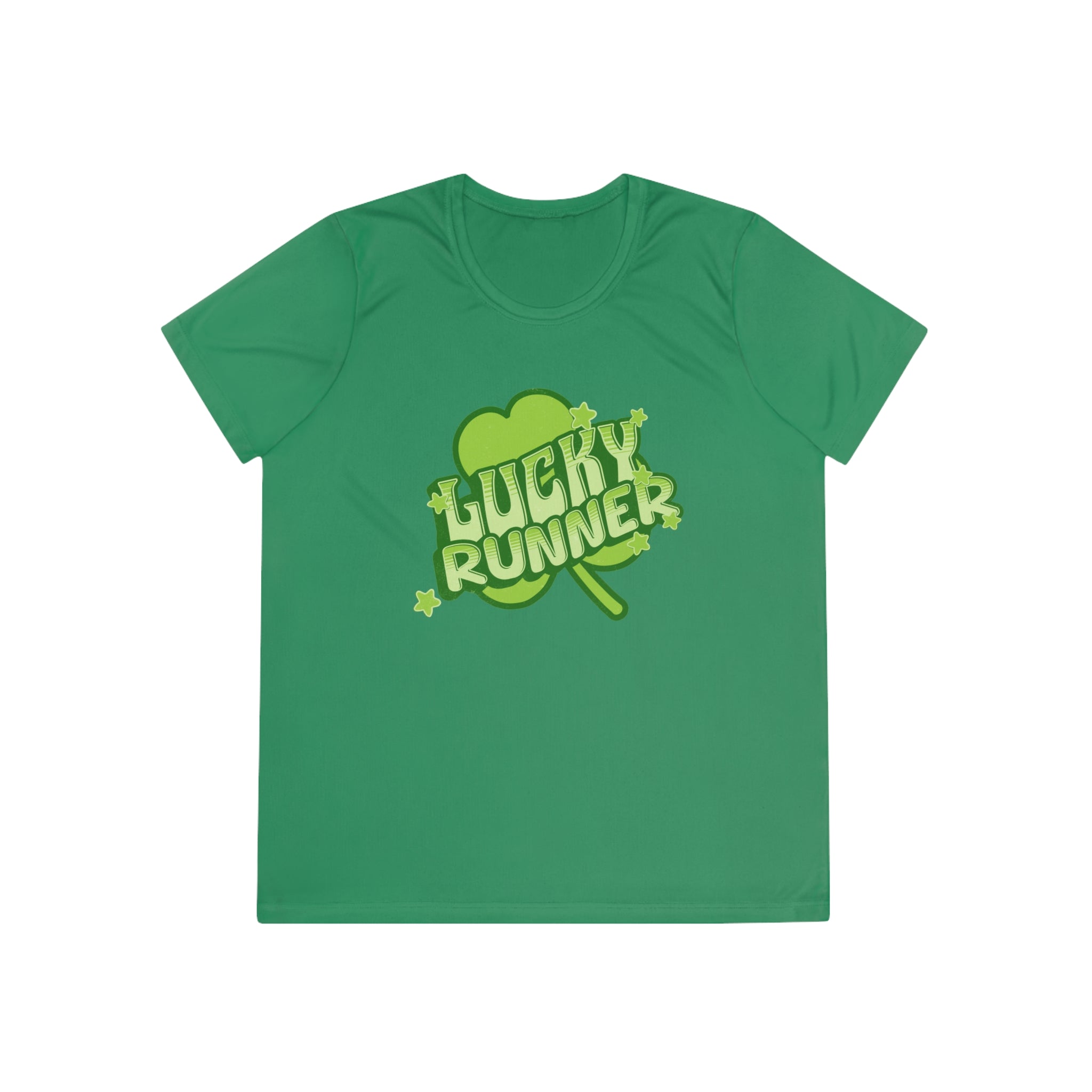 Lucky Runner Shamrock - Ladies Competitor Tee - Forward Gear Athletics