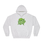 Lucky Runner Shamrock - Unisex DryBlend Hooded Sweatshirt - Forward Gear Athletics
