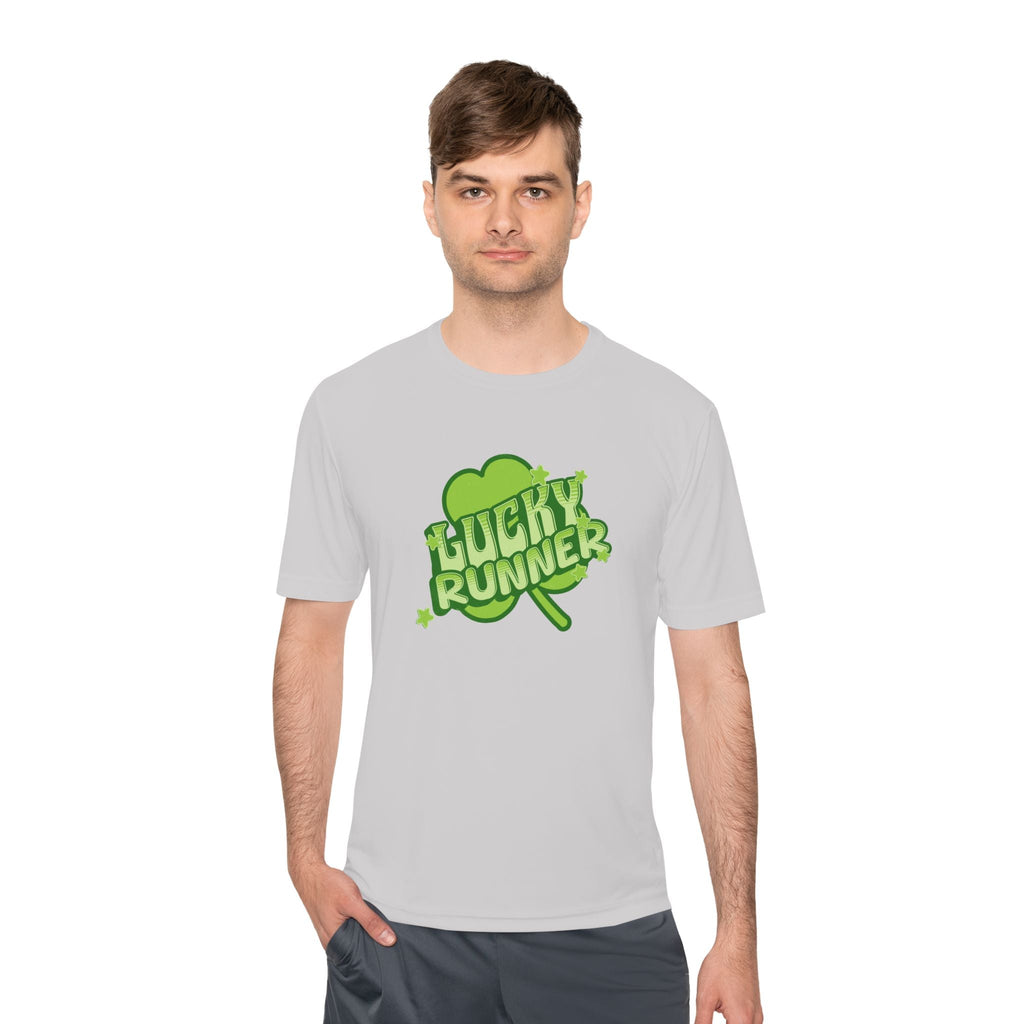 Lucky Runner Shamrock - Unisex Moisture Wicking Tee - Forward Gear Athletics