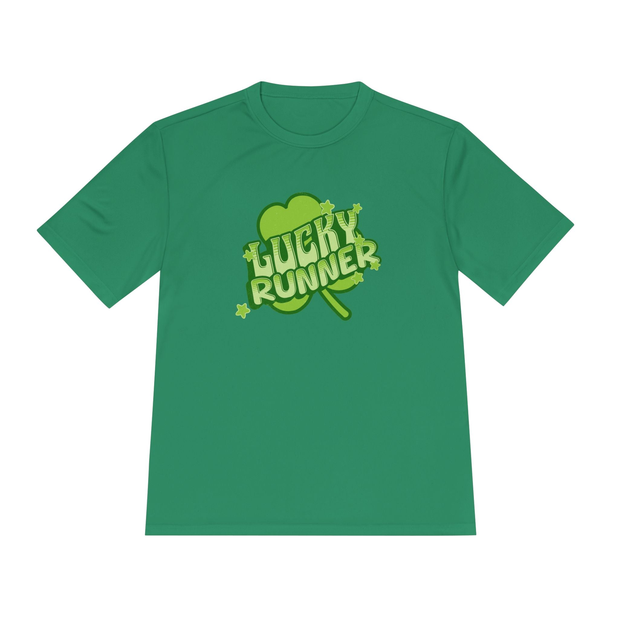 Lucky Runner Shamrock - Unisex Moisture Wicking Tee - Forward Gear Athletics