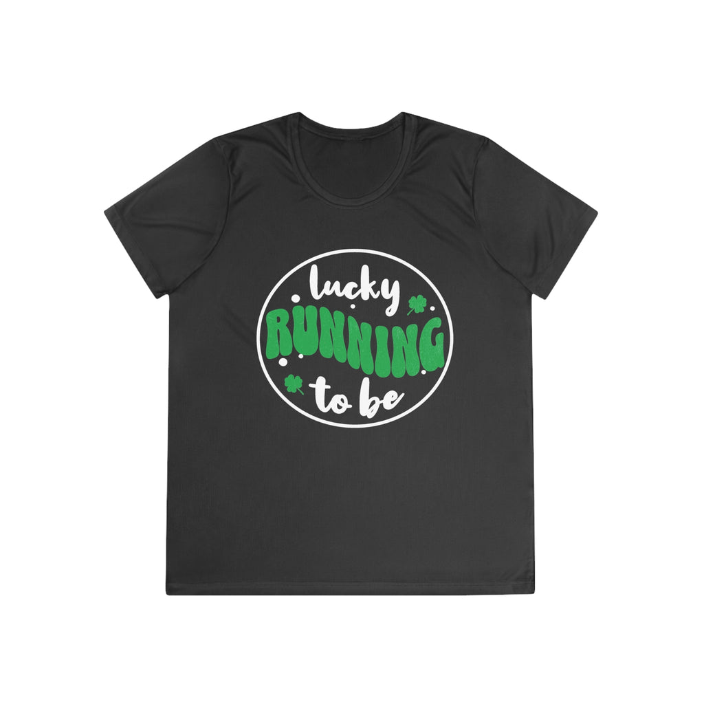 Lucky to be Running - Ladies Competitor Tee - Forward Gear Athletics