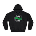 Lucky to be Running - Unisex DryBlend Hooded Sweatshirt - Forward Gear Athletics