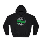Lucky to be Running - Unisex DryBlend Hooded Sweatshirt - Forward Gear Athletics