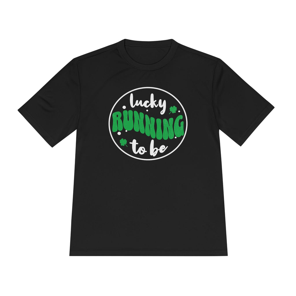 Lucky to be Running - Unisex Moisture Wicking Tee - Forward Gear Athletics