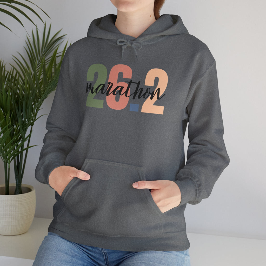 Marathon 26.2 - Unisex Heavy Blend Hooded Sweatshirt - Forward Gear Athletics