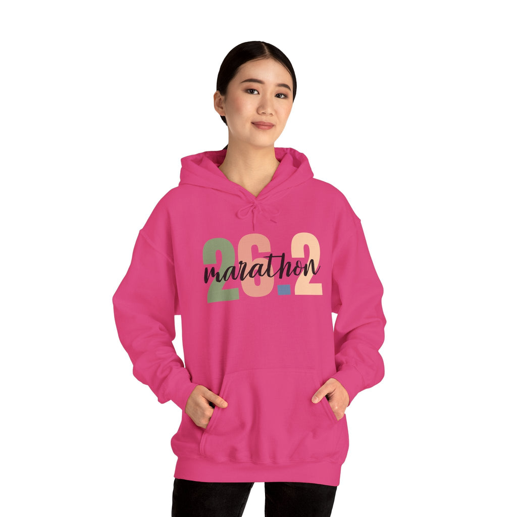 Marathon 26.2 - Unisex Heavy Blend Hooded Sweatshirt - Forward Gear Athletics