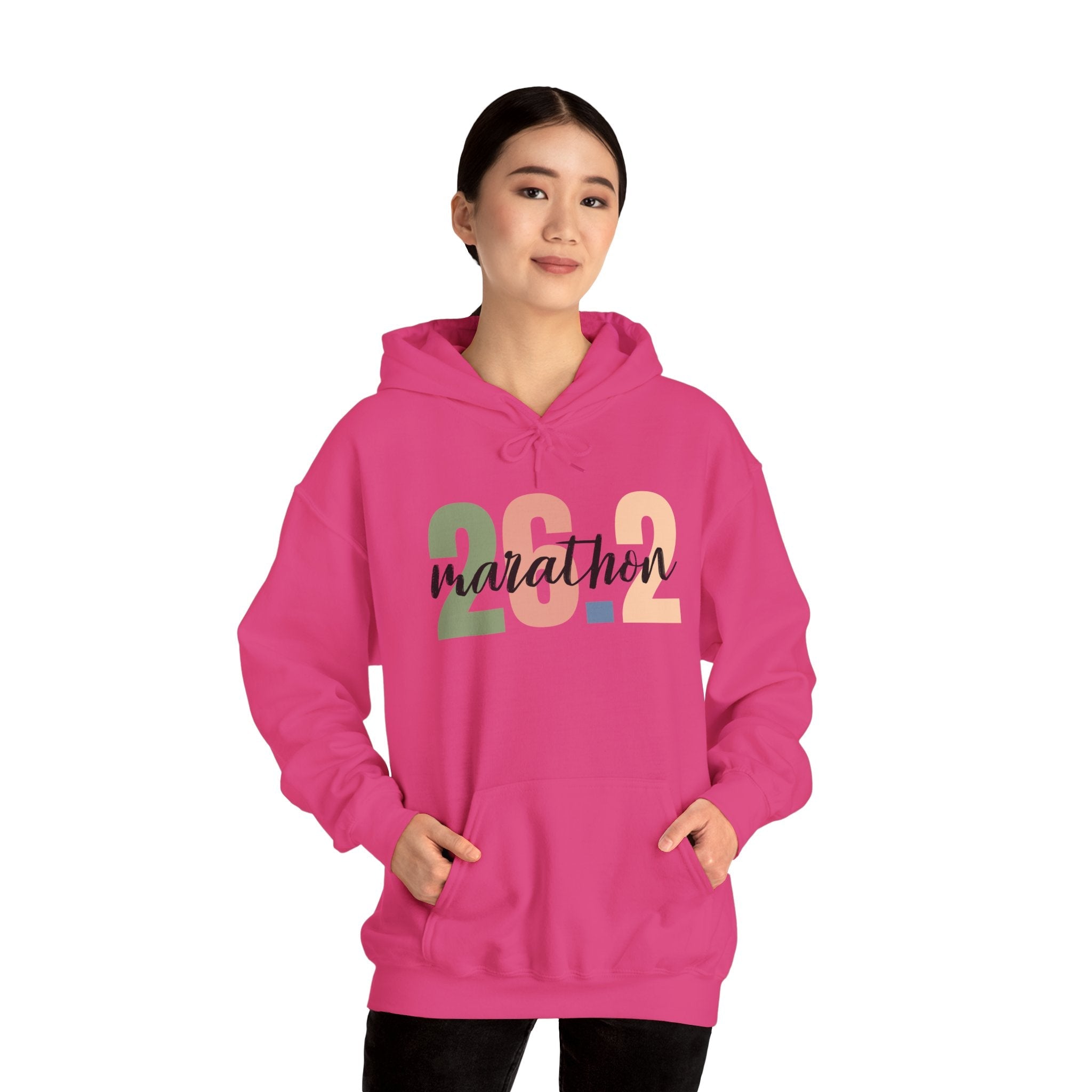 Marathon 26.2 - Unisex Heavy Blend Hooded Sweatshirt - Forward Gear Athletics