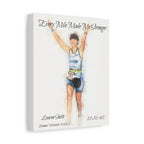 Custom Watercolor Race Finisher Canvas - Matte Canvas, Stretched, 1.25"