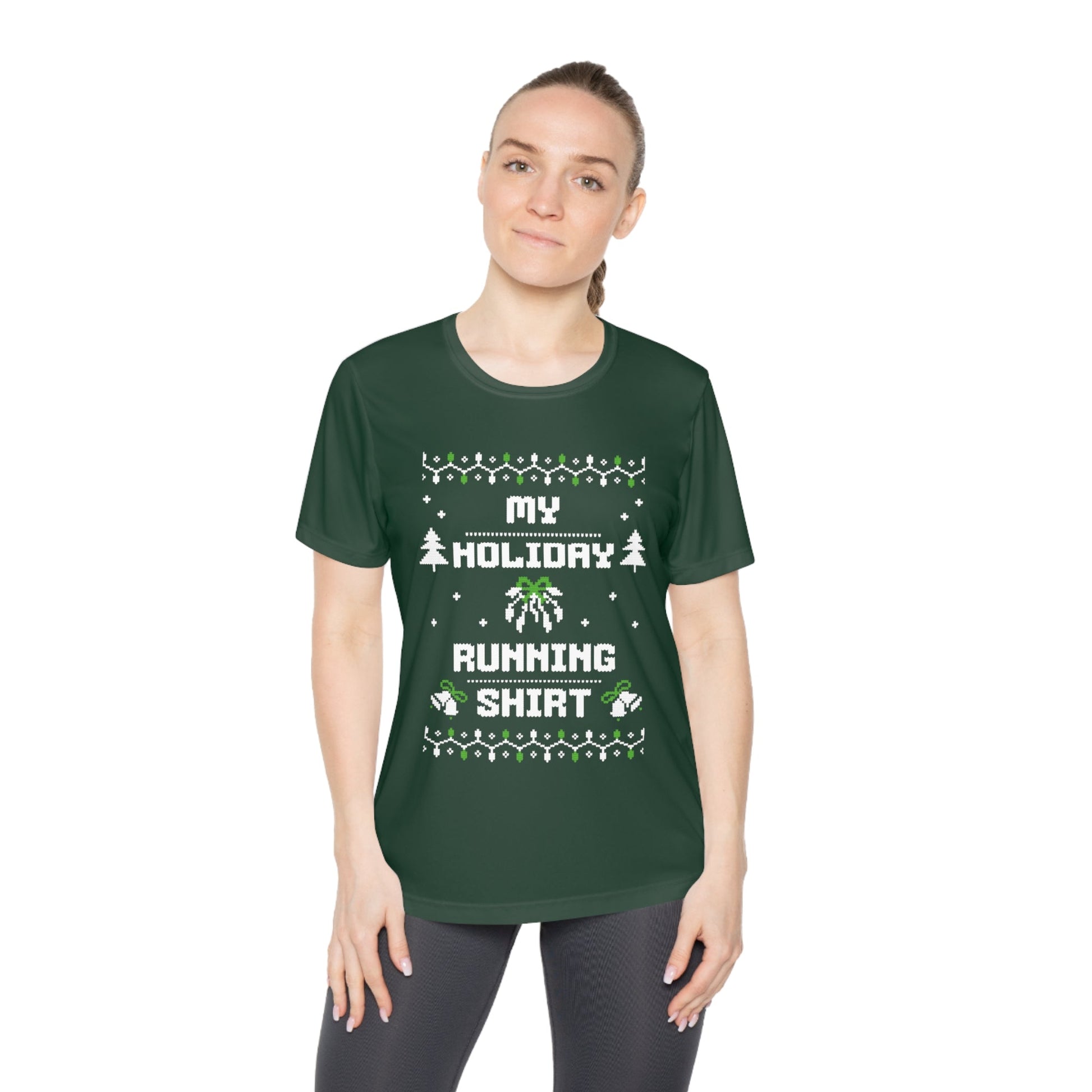 My Holiday Running Shirt - Ladies Competitor Tee - Forward Gear Athletics