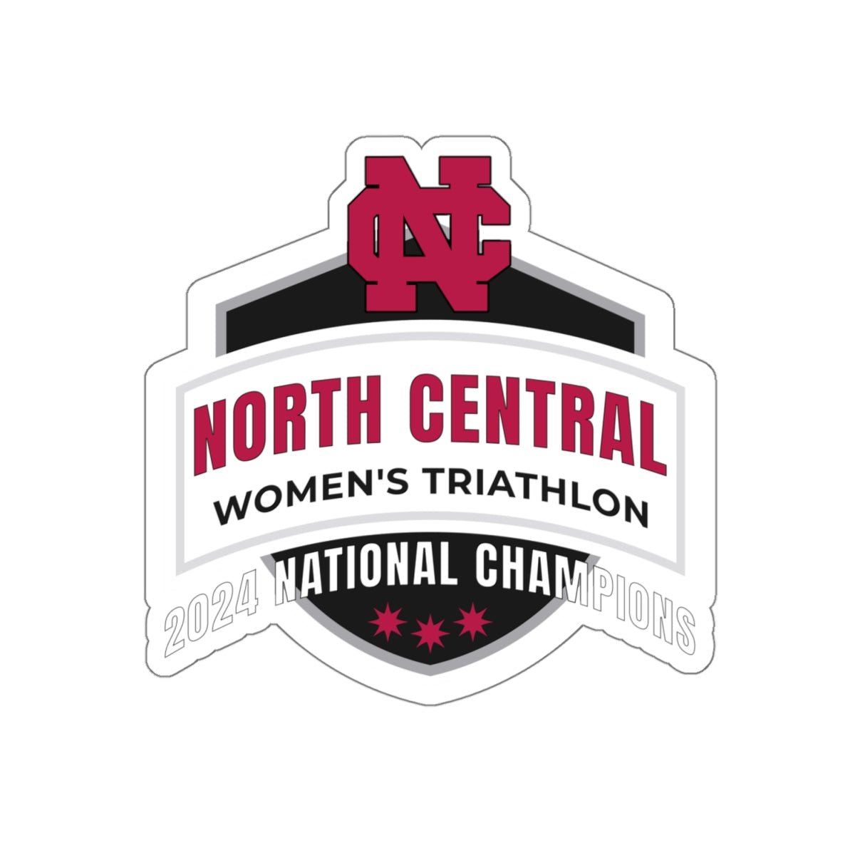 NCC CHAMP 24 - Stickers (2 sizes) - Forward Gear Athletics