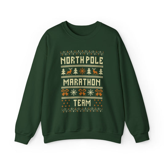 North Pole Marathon Team - Unisex Crewneck Sweatshirt - Forward Gear Athletics