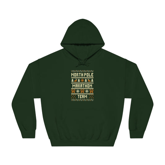 North Pole Marathon Team - Unisex DryBlend Hooded Sweatshirt - Forward Gear Athletics