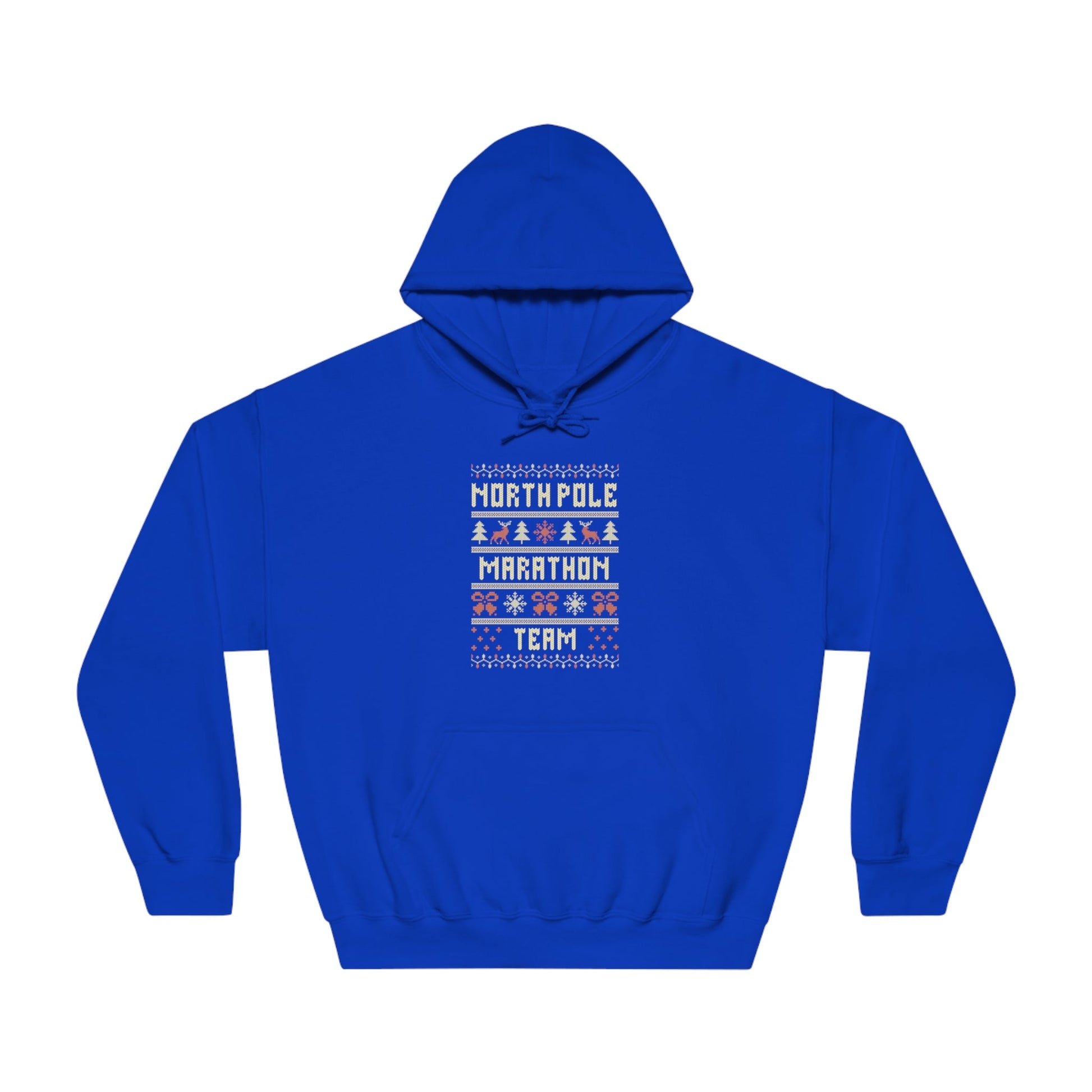 North Pole Marathon Team - Unisex DryBlend Hooded Sweatshirt - Forward Gear Athletics