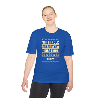 North Pole Marathon Team - Unisex Moisture Wicking Tee - Forward Gear Athletics