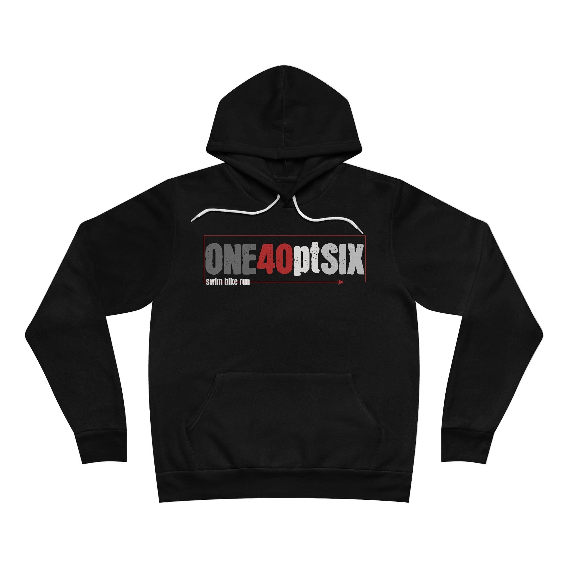 One 40 Point Six 140.6 - Swim Bike Run - Unisex Fleece Hoodie - Forward Gear Athletics