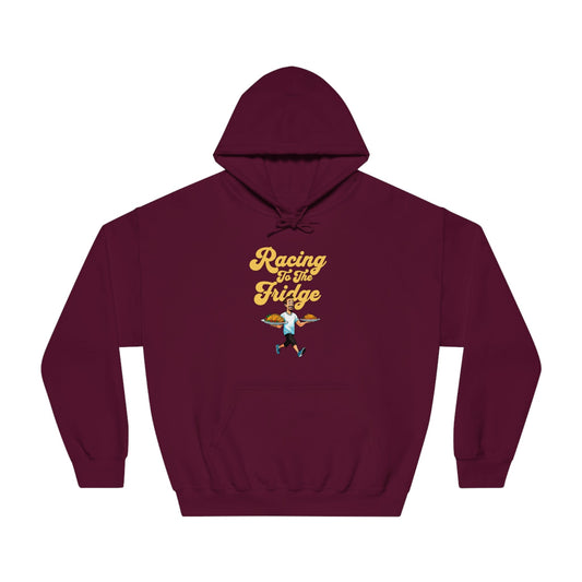 Racing to the Fridge - Men's - Unisex DryBlend® Hooded Sweatshirt - Forward Gear Athletics