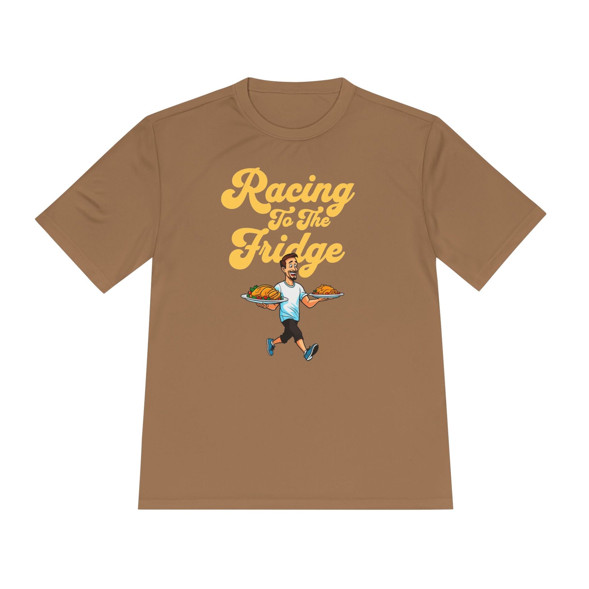 Racing to the Fridge - Men's - Unisex Moisture Wicking Tee - Forward Gear Athletics