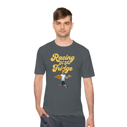 Racing to the Fridge - Men's - Unisex Moisture Wicking Tee - Forward Gear Athletics