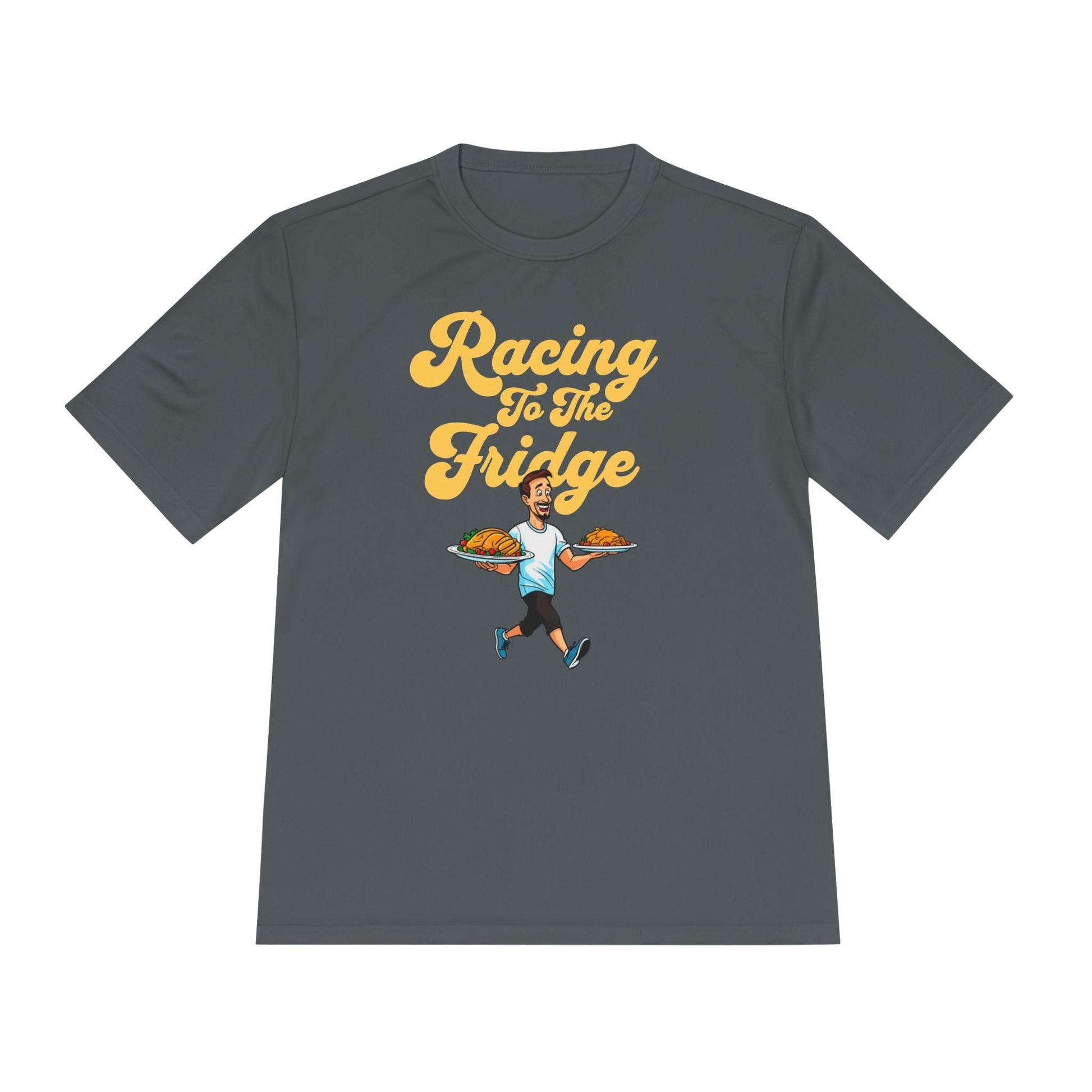 Racing to the Fridge - Men's - Unisex Moisture Wicking Tee - Forward Gear Athletics