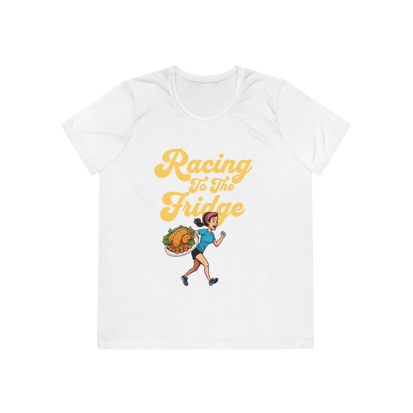 Racing to the Fridge - Women's - Ladies Competitor Tee - Forward Gear Athletics