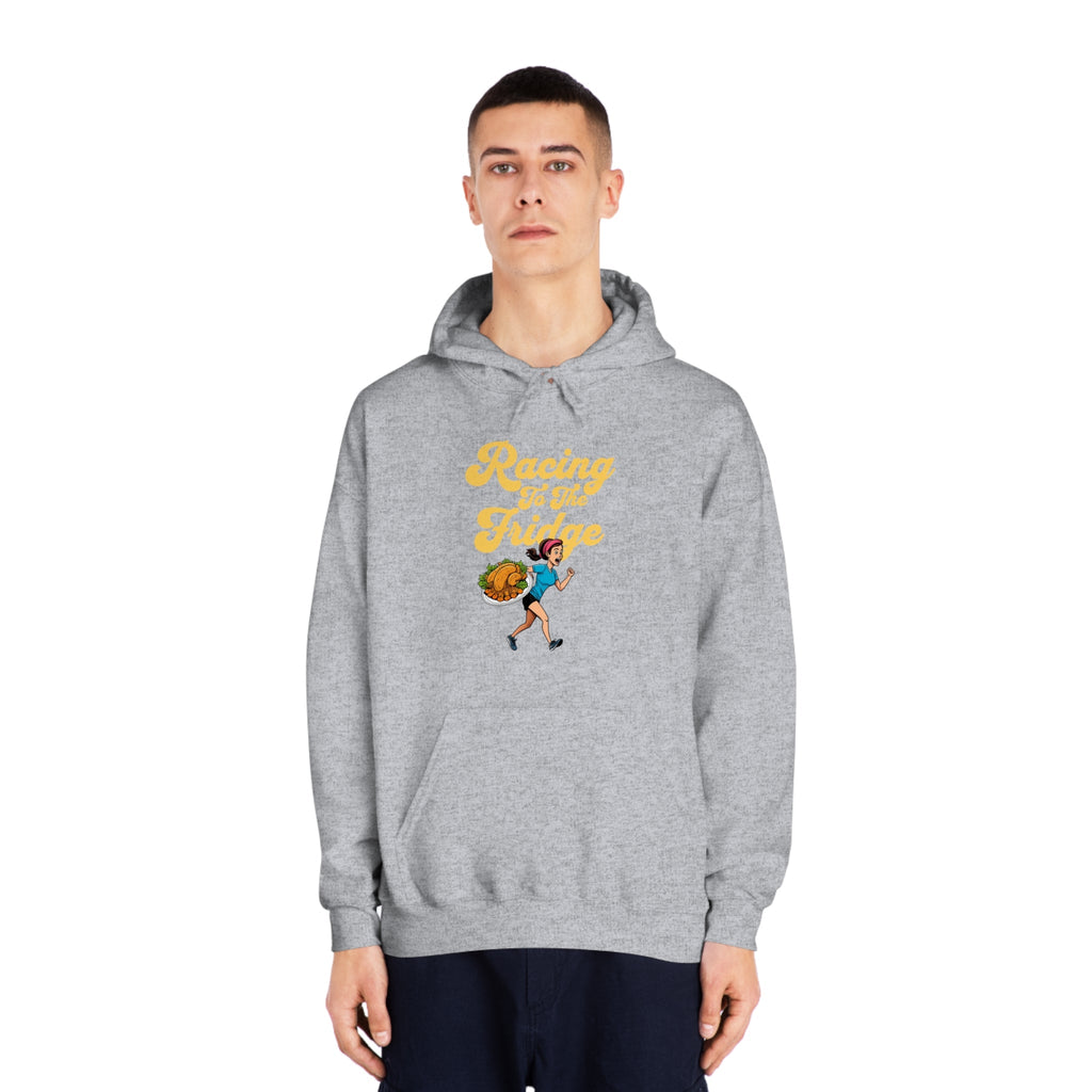 Racing to the Fridge - Women's - Unisex DryBlend® Hooded Sweatshirt - Forward Gear Athletics
