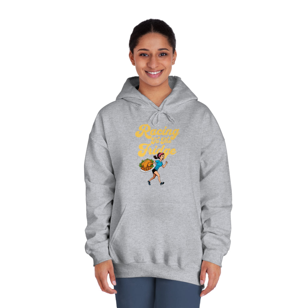 Racing to the Fridge - Women's - Unisex DryBlend® Hooded Sweatshirt - Forward Gear Athletics
