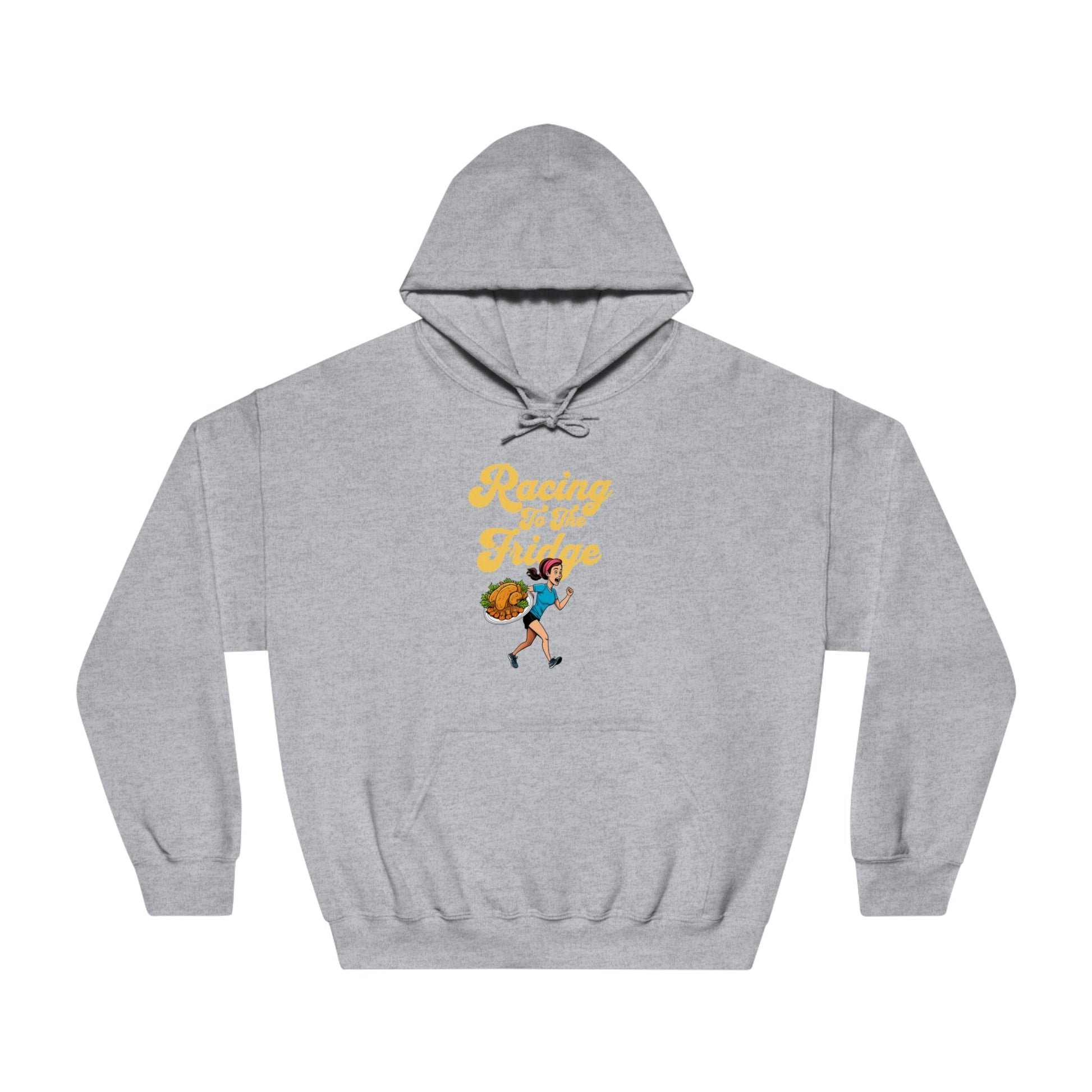 Racing to the Fridge - Women's - Unisex DryBlend® Hooded Sweatshirt - Forward Gear Athletics