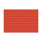 Retro Running Sucks - Running Themed Gift Wrapping Paper - Orange on Red - Forward Gear Athletics