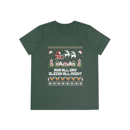 Run All Day Sleigh All Night - Ladies Competitor Tee - Forward Gear Athletics