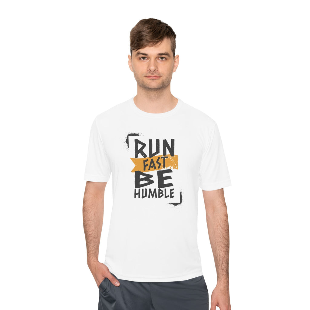 Run Fast Be Humble Moisture Wicking Tee - Unisex - Forward Gear Athletics