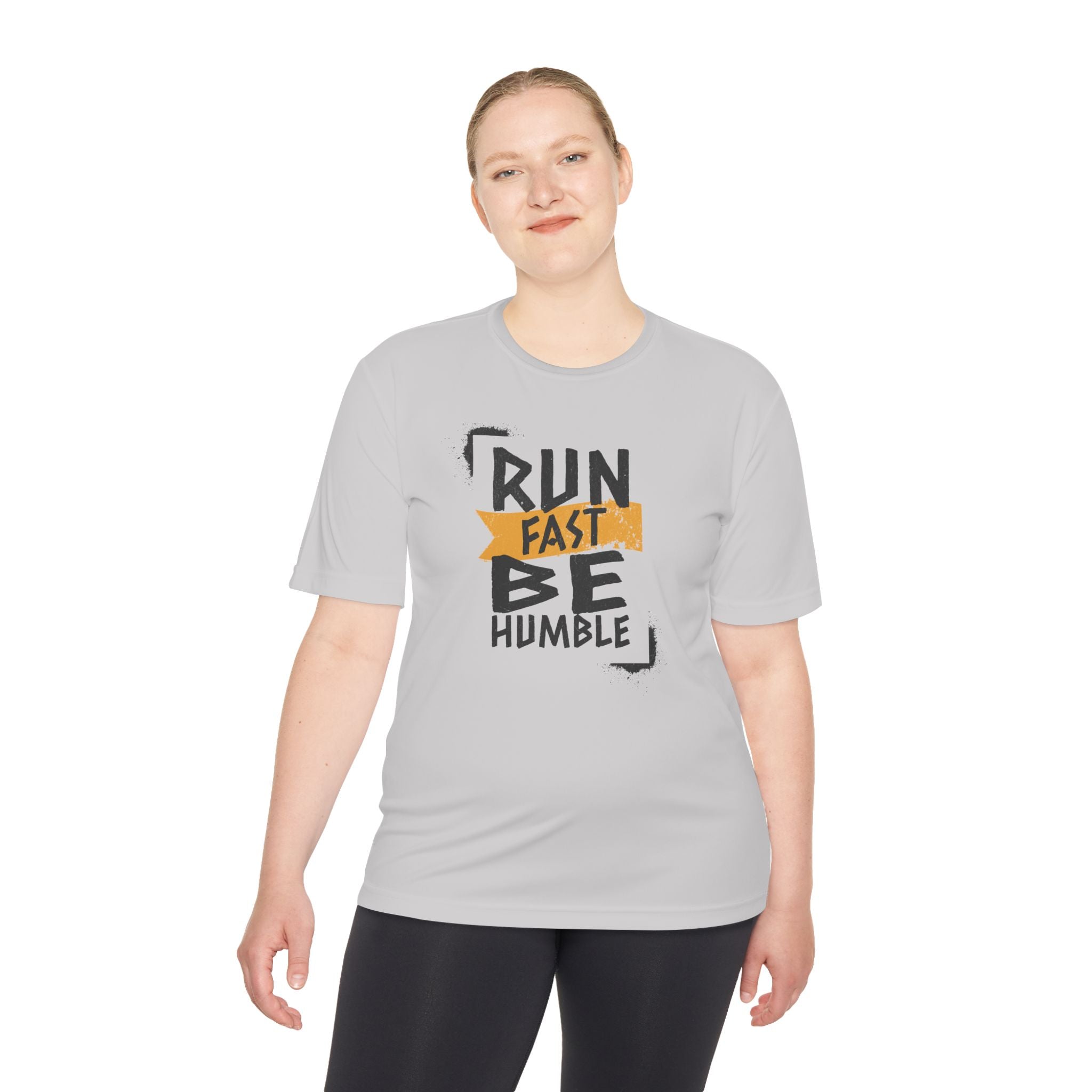 Run Fast Be Humble Moisture Wicking Tee - Unisex - Forward Gear Athletics