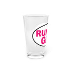 Runner Girl - Pint Glass, 16oz - Forward Gear Athletics