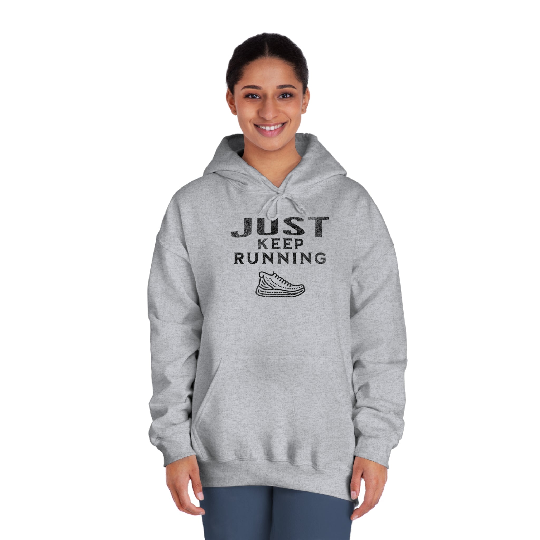 Running - Just Keep Moving (Black print) Hoodie - Unisex - Forward Gear Athletics