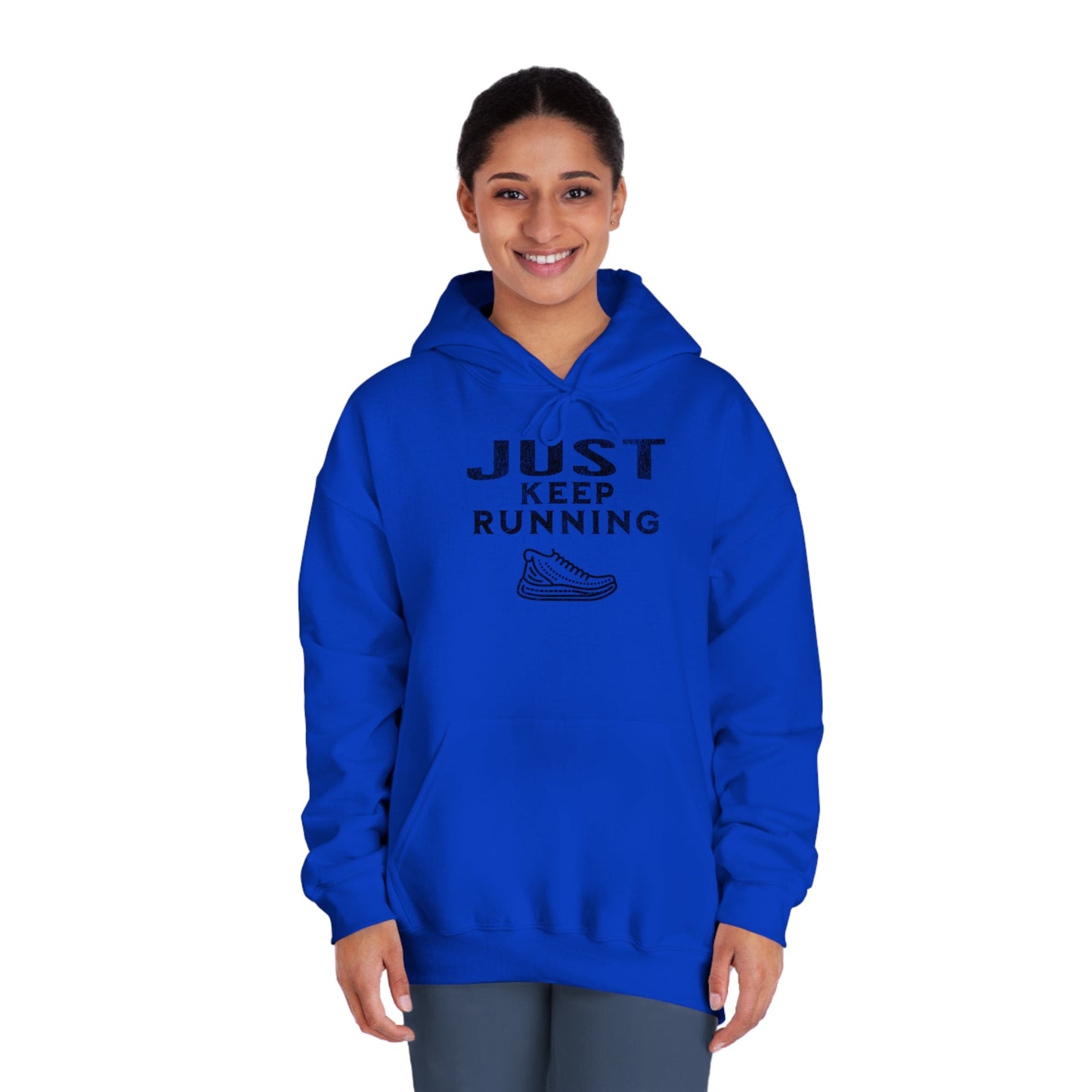 Running - Just Keep Moving (Black print) Hoodie - Unisex - Forward Gear Athletics