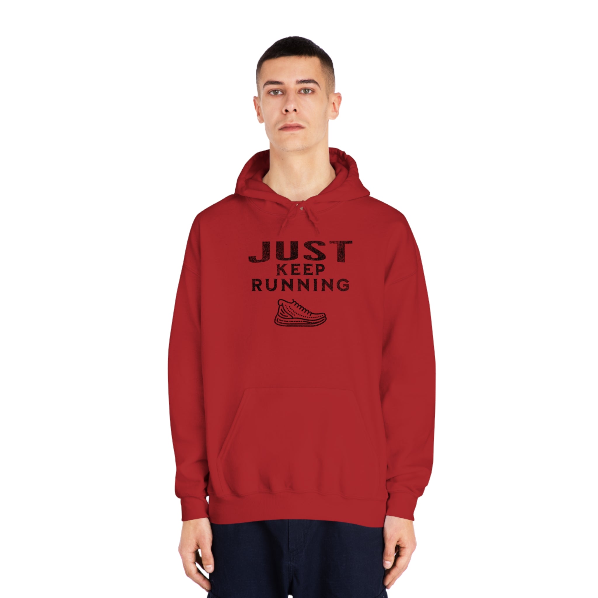 Running - Just Keep Moving (Black print) Hoodie - Unisex - Forward Gear Athletics