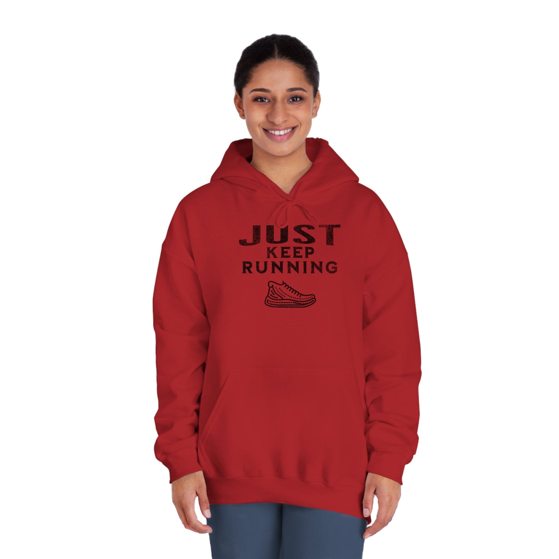 Running - Just Keep Moving (Black print) Hoodie - Unisex - Forward Gear Athletics