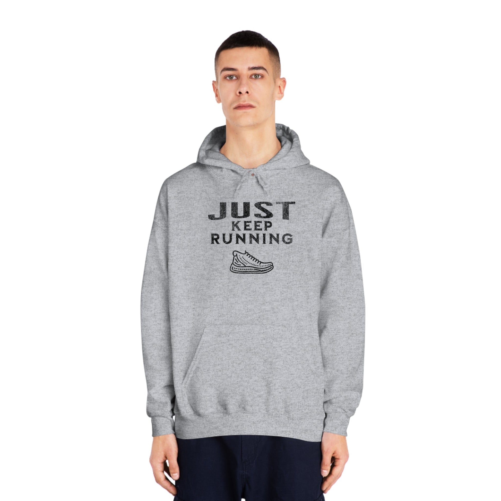 Running - Just Keep Moving (Black print) Hoodie - Unisex - Forward Gear Athletics