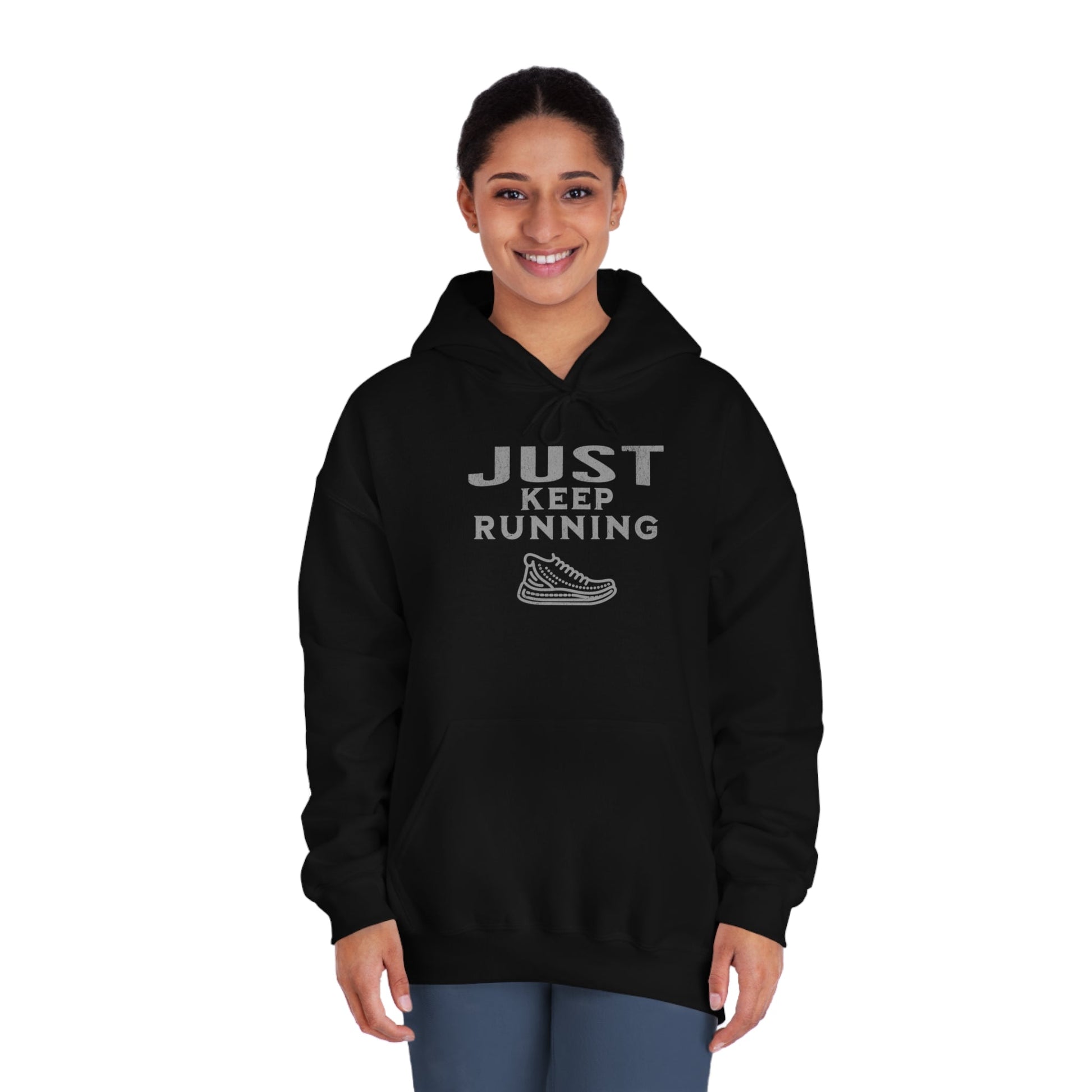 Running - Just Keep Moving (Grey print) Hoodie - Unisex - Forward Gear Athletics