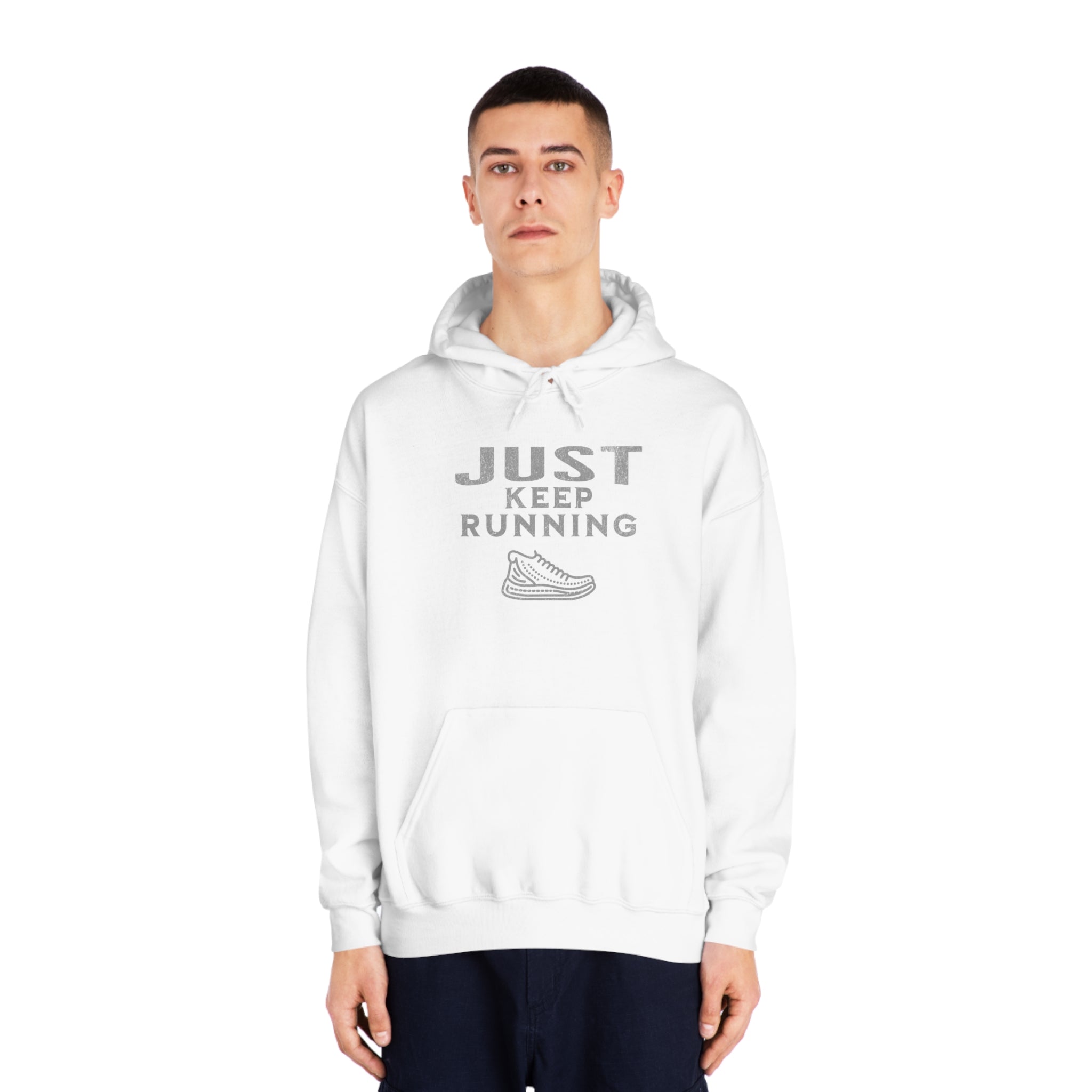 Running - Just Keep Moving (Grey print) Hoodie - Unisex - Forward Gear Athletics