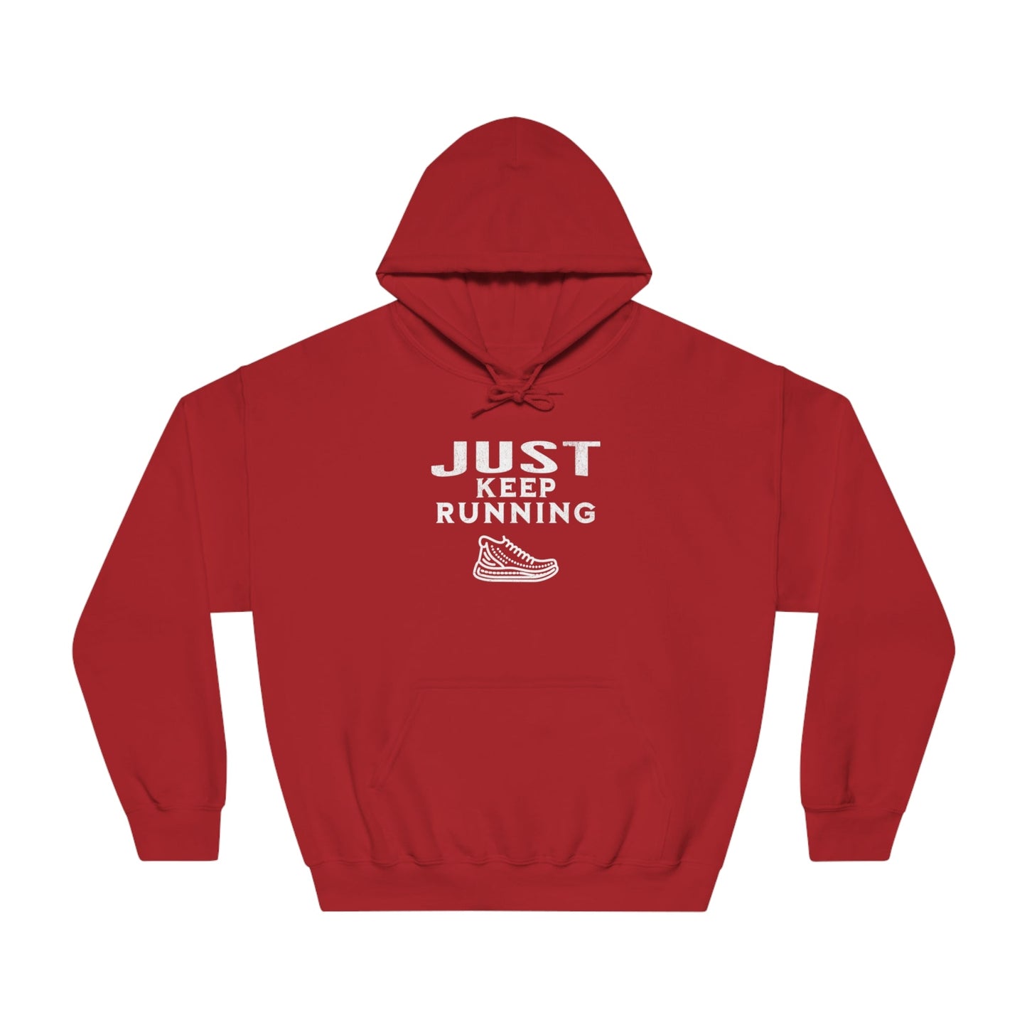 Running - Just Keep Moving (White print) Hoodie - Unisex - Forward Gear Athletics