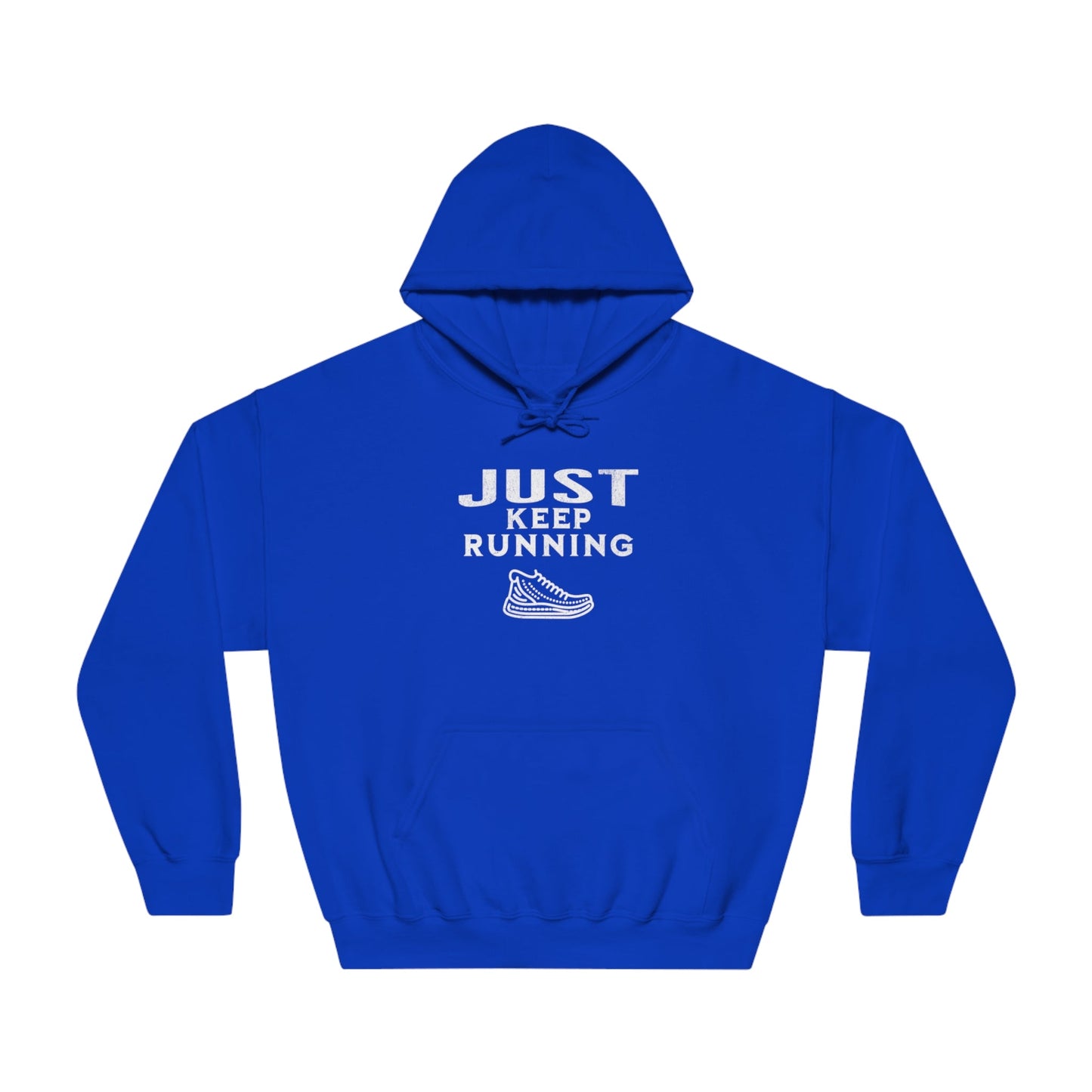 Running - Just Keep Moving (White print) Hoodie - Unisex - Forward Gear Athletics