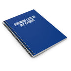 Running Late is My Cardio - Spiral Notebook, Ruled Line - Forward Gear Athletics