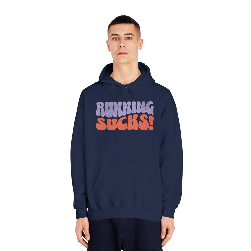 Running Sucks - Wornout Retro Hoodie - Unisex - Forward Gear Athletics