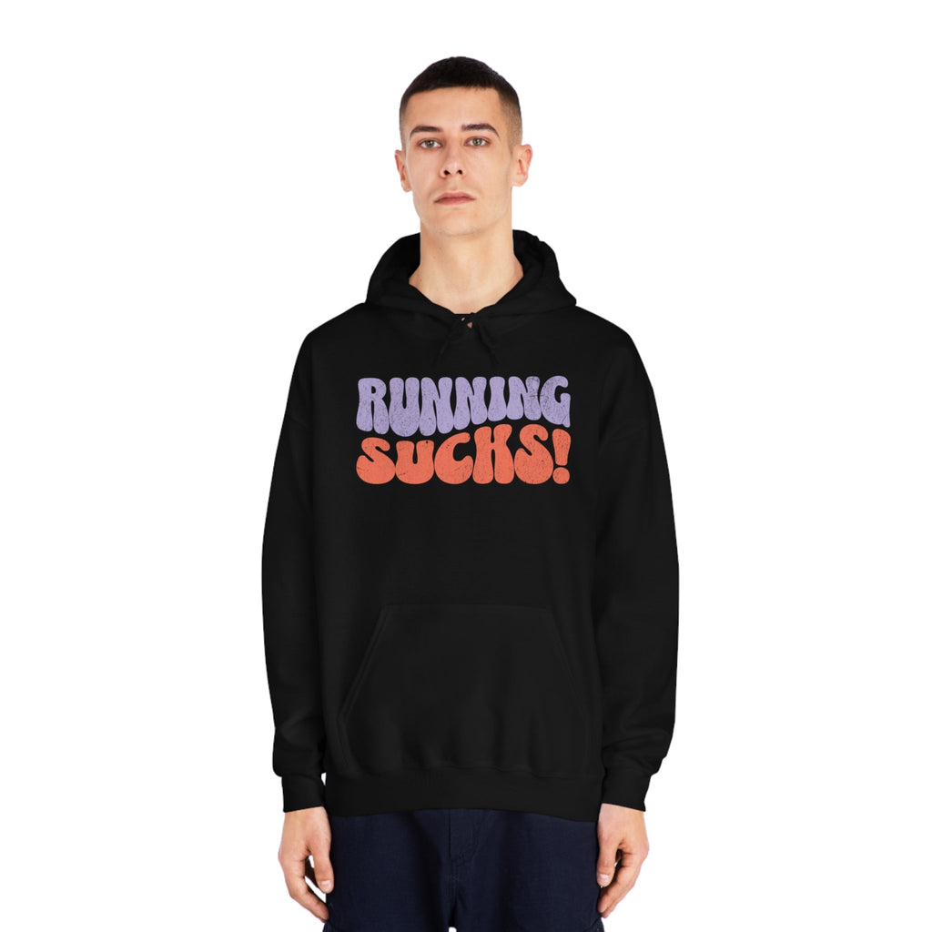 Running Sucks - Wornout Retro Hoodie - Unisex - Forward Gear Athletics