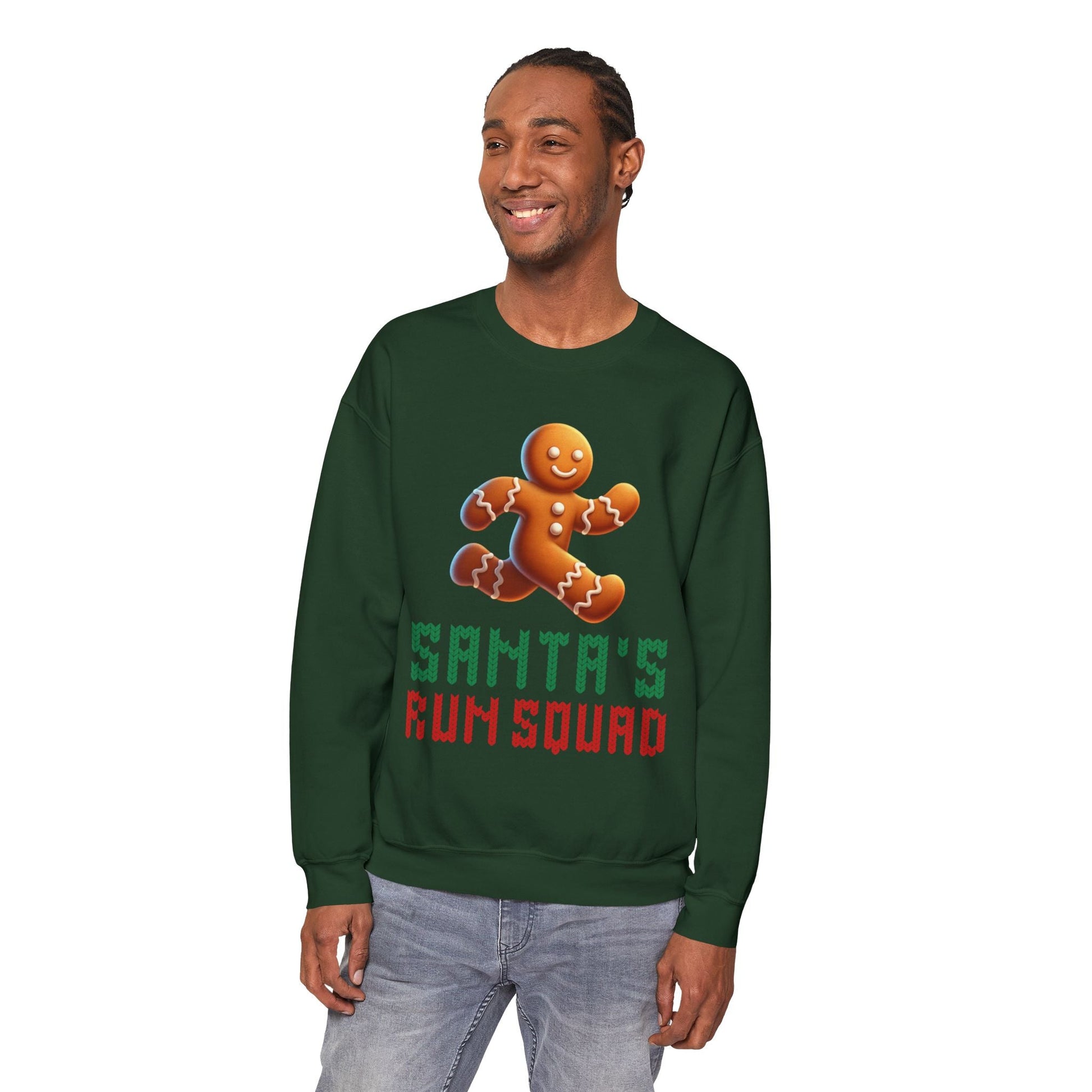 Santa's Run Squad - Unisex Crewneck Sweatshirt - Forward Gear Athletics