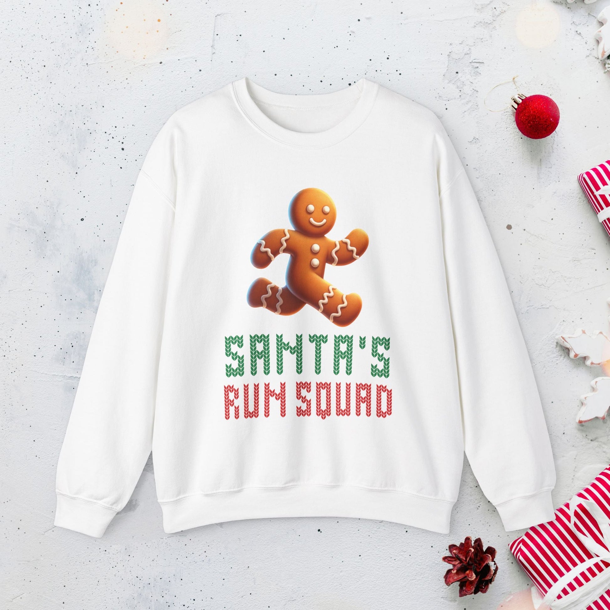 Santa's Run Squad - Unisex Crewneck Sweatshirt - Forward Gear Athletics